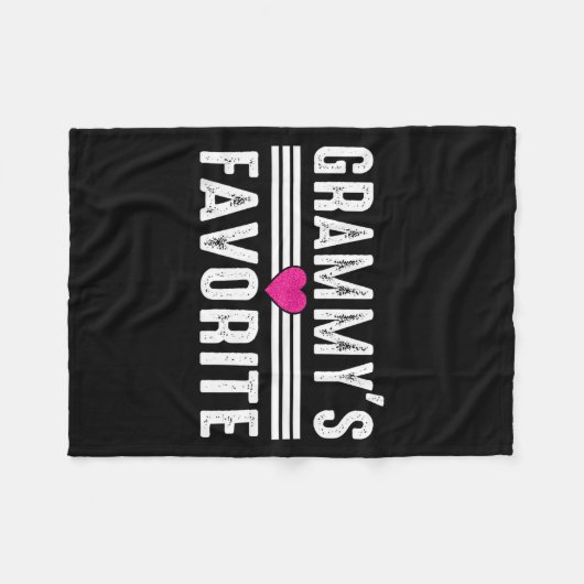 Couverture Polaire Grammy's Favorite  (Devant (Horizontal))