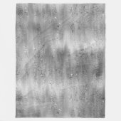 Couverture Polaire Grand argent de parties scintillantes de Faux de (Devant)