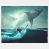 COUVERTURE POLAIRE GRAND BLANC ET SURF (Devant (Horizontal))
