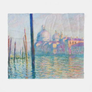 Couverture Polaire Grand Canal Monet Venise Italie Peinture Classique