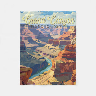 Couverture Polaire Grand Canyon National Park Illustration Travel Art