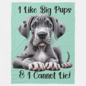 Couverture Polaire Grand Chiot Dane (Devant)