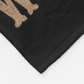 Couverture Polaire Grand doré avec leurre à pêche dessinant Walleye W (Coin)