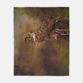 Couverture Polaire Grand-duc de la Corne (Devant)