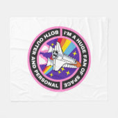 Couverture Polaire grand fan de l'espace (Devant (Horizontal))