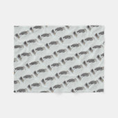 Couverture Polaire Grand héron bleu (Devant (Horizontal))