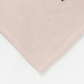 Couverture Polaire Grand-mère Définition Script Rose Gold Paillettes (Coin)