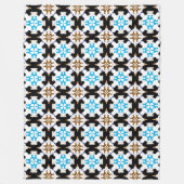 Couverture Polaire Grand motif abstrait Dane (Devant)