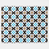 Couverture Polaire Grand motif abstrait Dane (Devant (Horizontal))