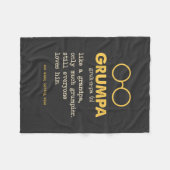 Couverture Polaire Grand-papa - définition de Grumpa (Devant (Horizontal))