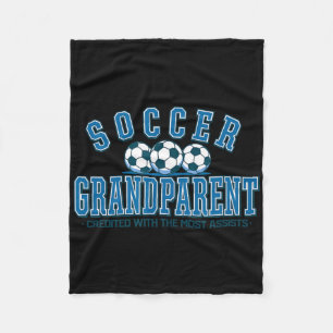 Couverture Polaire Grand-parent de foot-ball crédité du plus d'ists