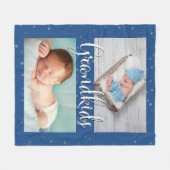 Couverture Polaire Grand-parents Grand-enfants Customisé Fleece Blank (Devant (Horizontal))