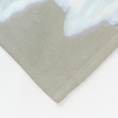 Couverture Polaire Grand paysage rêveur de scène d'océan de plage (Coin)