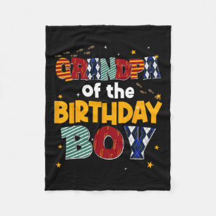 Couverture Polaire Grand-Père De L'Anniversaire Boy Family Party Déco