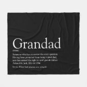 Couverture Polaire Grand-père grand-père Définition de grand-père (Devant (Horizontal))
