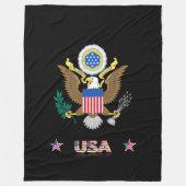 Couverture Polaire Grand phoque d'Usa (Devant)