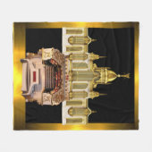 Couverture Polaire Grand Pipe Orgue, Organisateur Accent Cadeau (Devant (Horizontal))