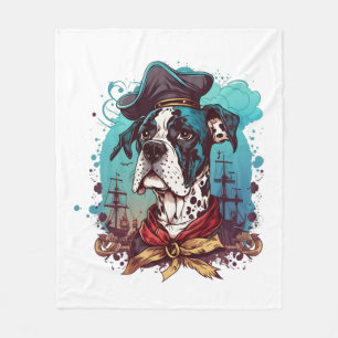 Couverture Polaire Grand pirate de chien Dane