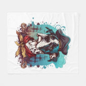 Couverture Polaire Grand pirate de chien Dane (Devant (Horizontal))