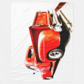 Couverture Polaire Grand plaid de camion en molleton (Devant)