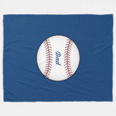 Couverture Polaire Grand plaid de lancer de baseball (Devant (Horizontal))