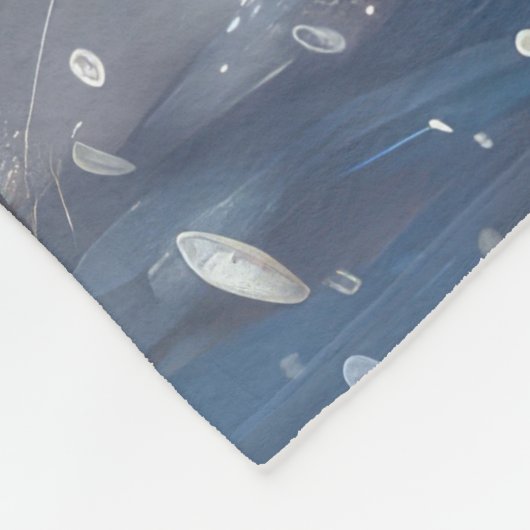 Couverture Polaire Grand Pyrénées Chien équitation Moto Noël (Coin)