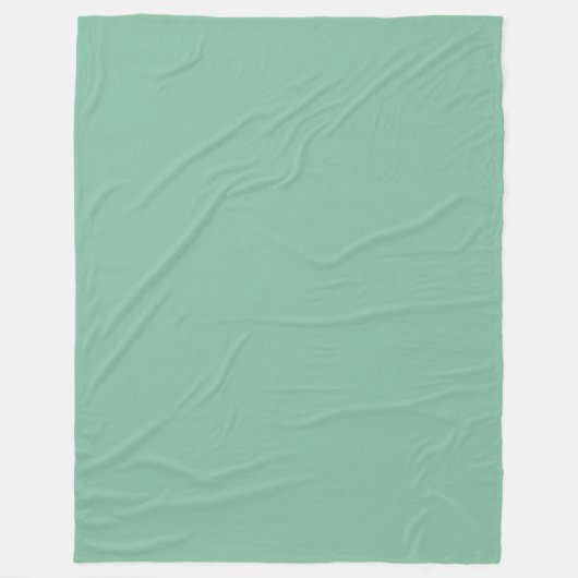 Couverture Polaire Grand vert de mer (Devant)