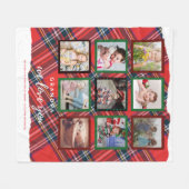 Couverture Polaire GRANDA CADEAUX DE PHOTOS - Photo Collecte TARTAN (Devant (Horizontal))