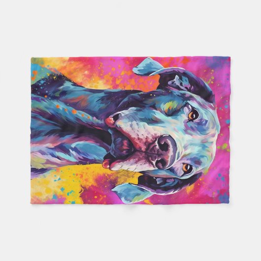 Couverture Polaire Grande Danse colorée (Devant (Horizontal))