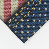 Couverture Polaire Grande image Americana Patchwork (Coin)