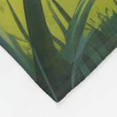 Couverture Polaire Grande Pyrénées Fleurs de printemps de chien Peint (Coin)