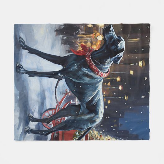 Couverture Polaire Grande saison de Noël Dane (Devant (Horizontal))