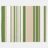 Couverture Polaire Grandes complexes - Blanc, Sable et Vert Palme (Devant (Horizontal))