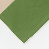 Couverture Polaire Grandes complexes - Blanc, Sable et Vert Palme (Coin)