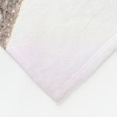 Couverture Polaire Grandes fausses pierres argentées (Coin)