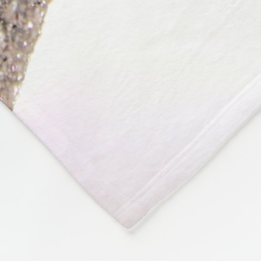 Couverture Polaire Grandes fausses pierres argentées (Coin)