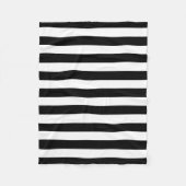 Couverture Polaire Grandes taches noires et blanches (Devant)