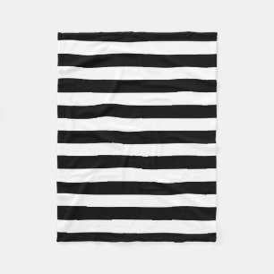 Couverture Polaire Grandes taches noires et blanches