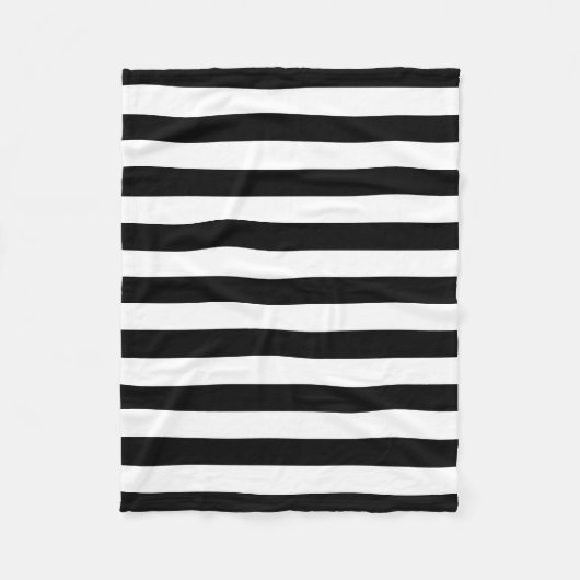 Couverture Polaire Grandes taches noires et blanches (Devant)