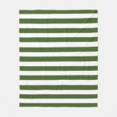 Couverture Polaire Grandes vertes et blanches (Devant)