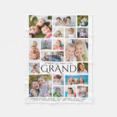 Couverture Polaire GRANDKIDS FAIRE VIE GRAND-grand-mère 19 Photo Coll (Devant)