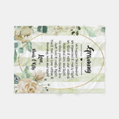 Couverture Polaire Grandma Grammy Nana de Grandkids (Devant (Horizontal))