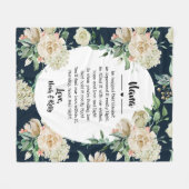 Couverture Polaire Grandma Grammy Nana de Grandkids (Devant (Horizontal))