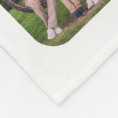 Couverture Polaire GRANDMA moderne 27 Collage photo Blanc personnalis (Coin)