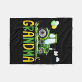 Couverture Polaire Grandma Of The Birthday Boy Tractor Farm Truck Mat (Devant (Horizontal))