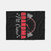 Couverture Polaire Grandma T Crew Race Car Driver Birthday Party Raci (Devant (Horizontal))