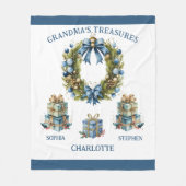 Couverture Polaire Grandma's Grandkids Names Blanket (Devant)