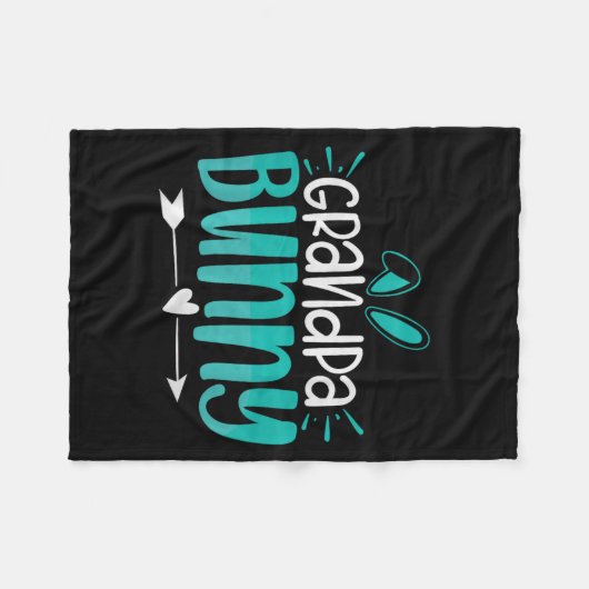 Couverture Polaire Grandpa Bunny Premium Tri-blend (Devant (Horizontal))