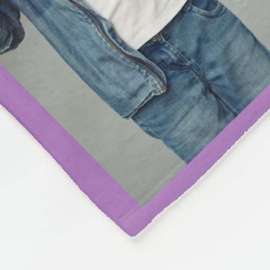 Couverture Polaire Grandpa Photo Custom Throw Keepsake Gift (Coin)