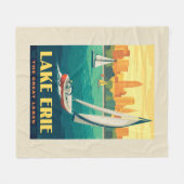 Couverture Polaire Grands Lacs | Lac Érié (Devant (Horizontal))